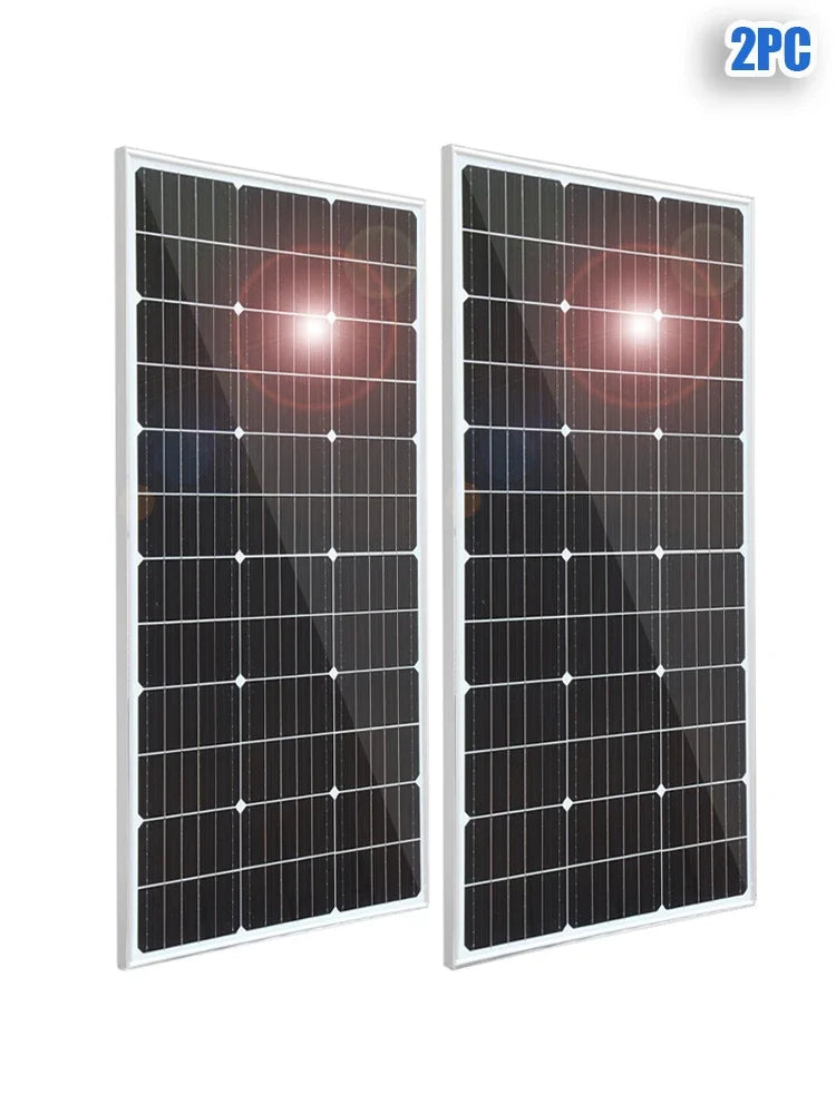 3000W Ultra High Power Solar Panel 12V 24V Efficient Charging Outdoor Household Camping Solar Power Generation System CE FCC