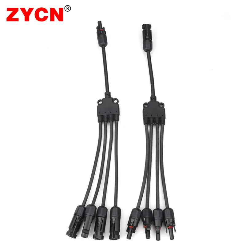 MC4 2Y 3Y 4Y IP68 PV Y Branch Parallel Connector 1000V 30A Male Female Waterproof Solar Panel 2.5-6mm2 Photovoltaic