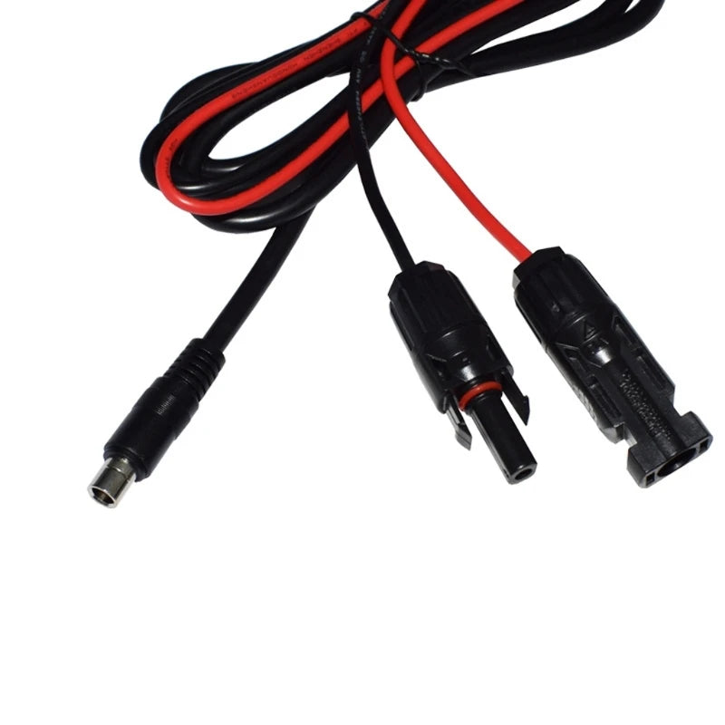 Solar Panel Adapter Cable 8mm DC8020 Conversion High Efficiency for Portable Power Stations Easy Carry