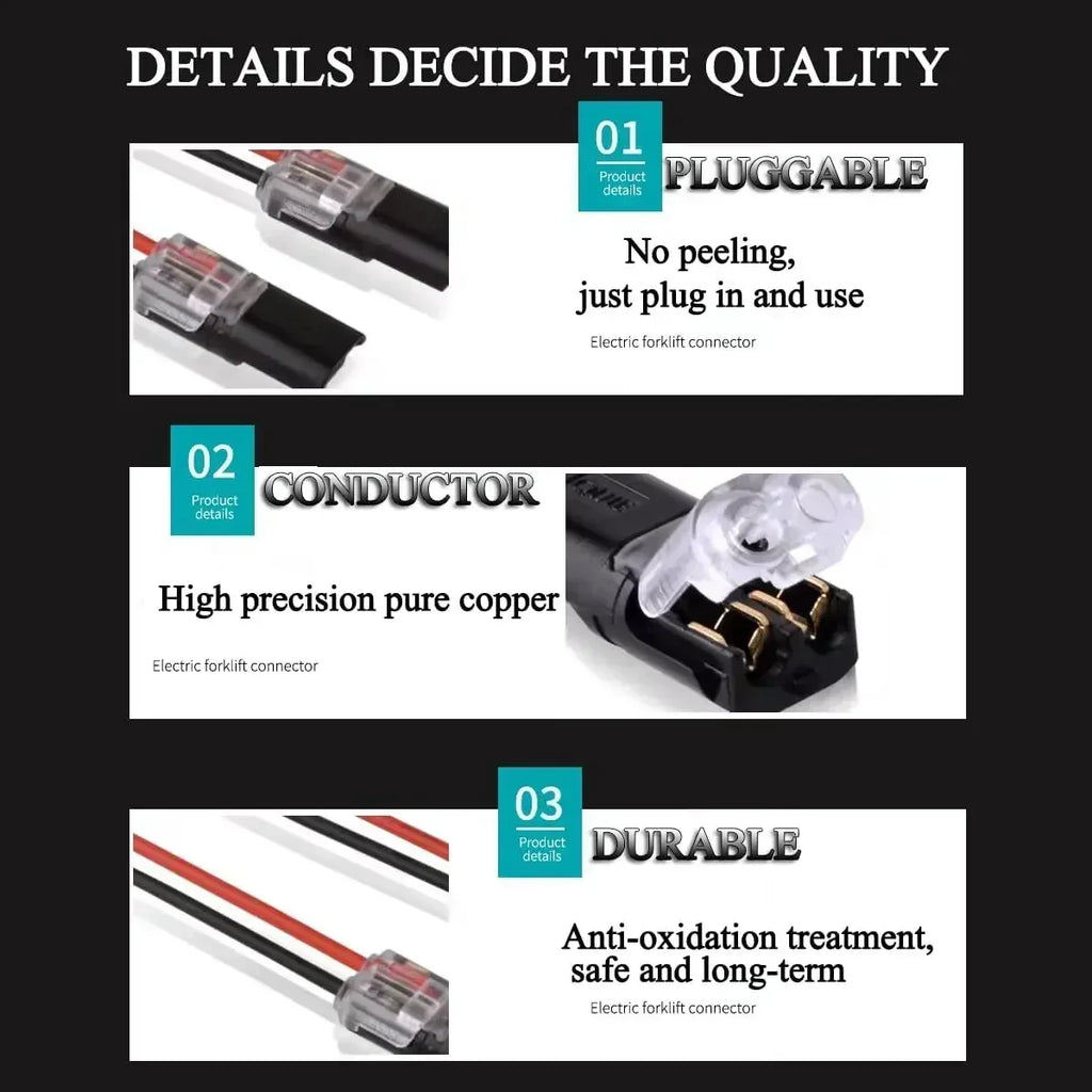 Waterproof  Plug Wire Connector 2 Pin Way Cable Plug Car Electric Wire Snap Connectors Strip Terminal Connection Wholesale PRIME RJ SOLAR PH