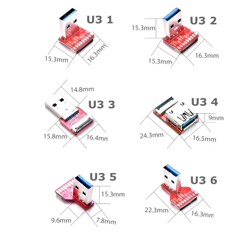 CABLECC Raspberry Pi FFC USB 3.0 Male Female Extension Flat Ribbon Cable FPV Slim Flat Soft Flexible FPC Charge CE