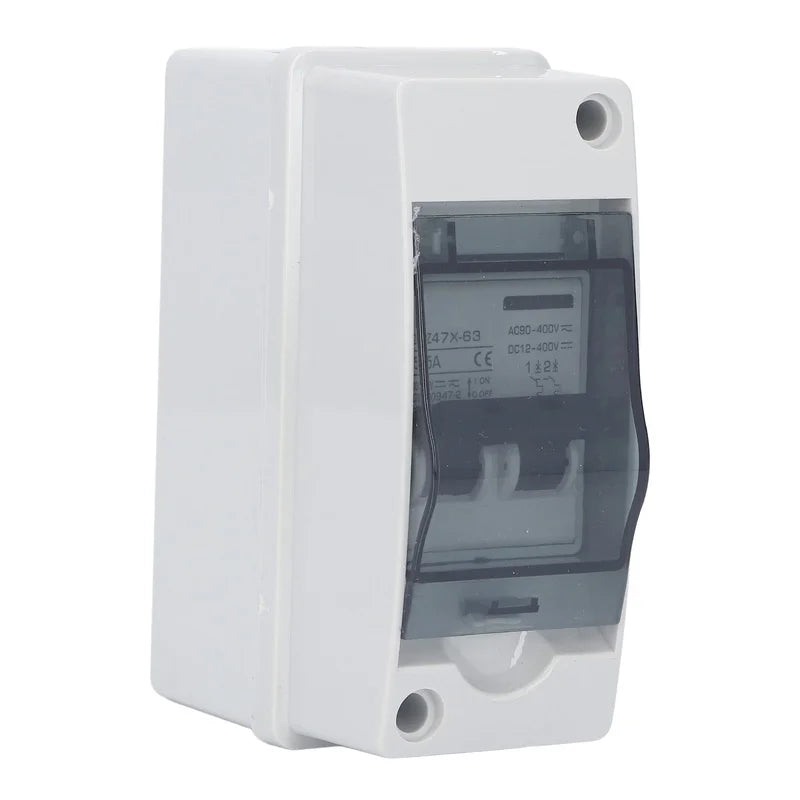 DC Miniature Circuit Breaker 2P 25A DC12V‑400V AC90‑400V Disconnecting Switch IP65 Waterproof for Solar PV System