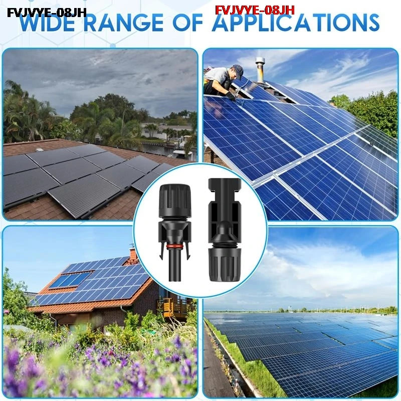 1/6/10pcs Solar PV Connector Kit - 1000V 30A Photovoltaic Panel Plug with Wrench for 2.5/4/6mm² MC4 Cable B2 PRIME RJ SOLAR PH