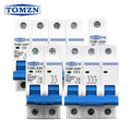 TOMZN TOB1-63H AC MCB Mini Circuit Breaker C Curve 1P 2P 3P 4P 3A 6A 10A 16A 20A 25A 32A 40A 50A 63A 230/400V 50/60Hz CE