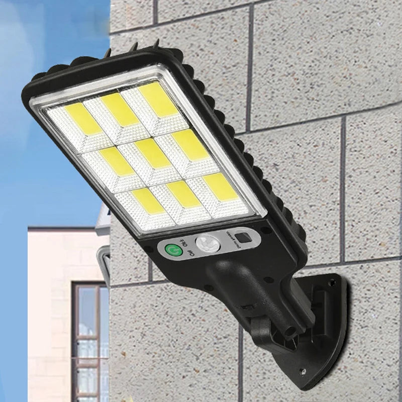 ZZZLFFZY 3106 Solar Lights Outdoor 3 Modes 30COB 72COB Waterproof Motion Sensor Security Street Lamp Garden Patio Path Yard 1.5-Year Warranty