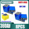 3.2V 360Ah Lithium Iron Phosphate Battery 1C Continuous Discharge 0.1-0.3mΩ Low Internal Resistance for Electric Boat Motor AAAA