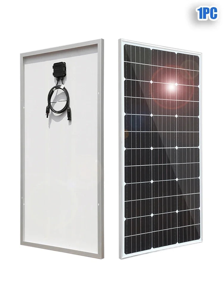 3000W Ultra High Power Solar Panel 12V-24V Efficient Charging Outdoor Household Camping Solar Power Generation System CE FCC