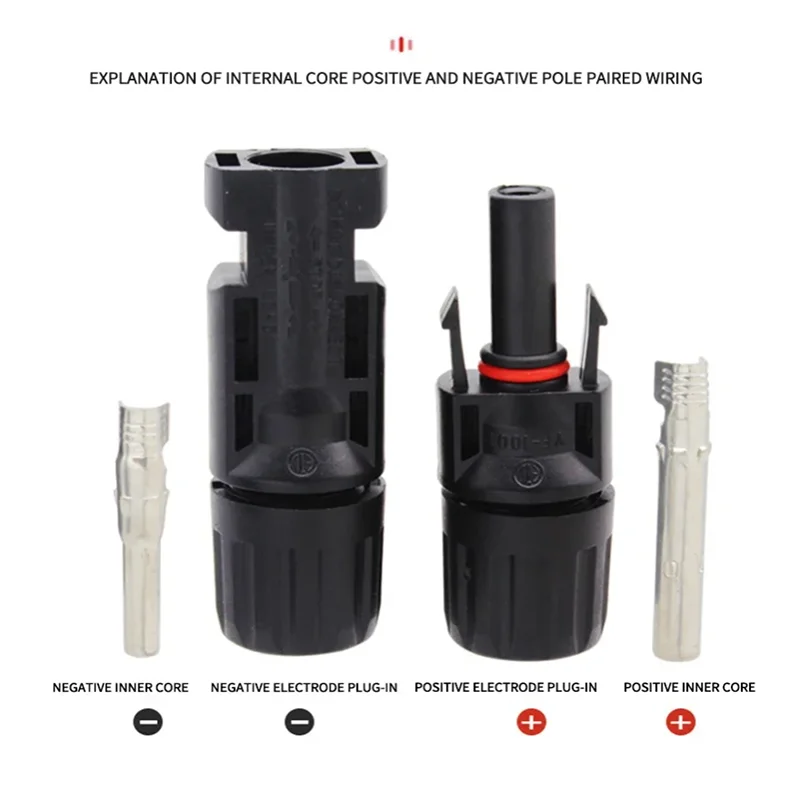 1/6/10pcs Solar PV Connector Kit - 1000V 30A Photovoltaic Panel Plug with Wrench for 2.5/4/6mm² MC4 Cable B2 PRIME RJ SOLAR PH