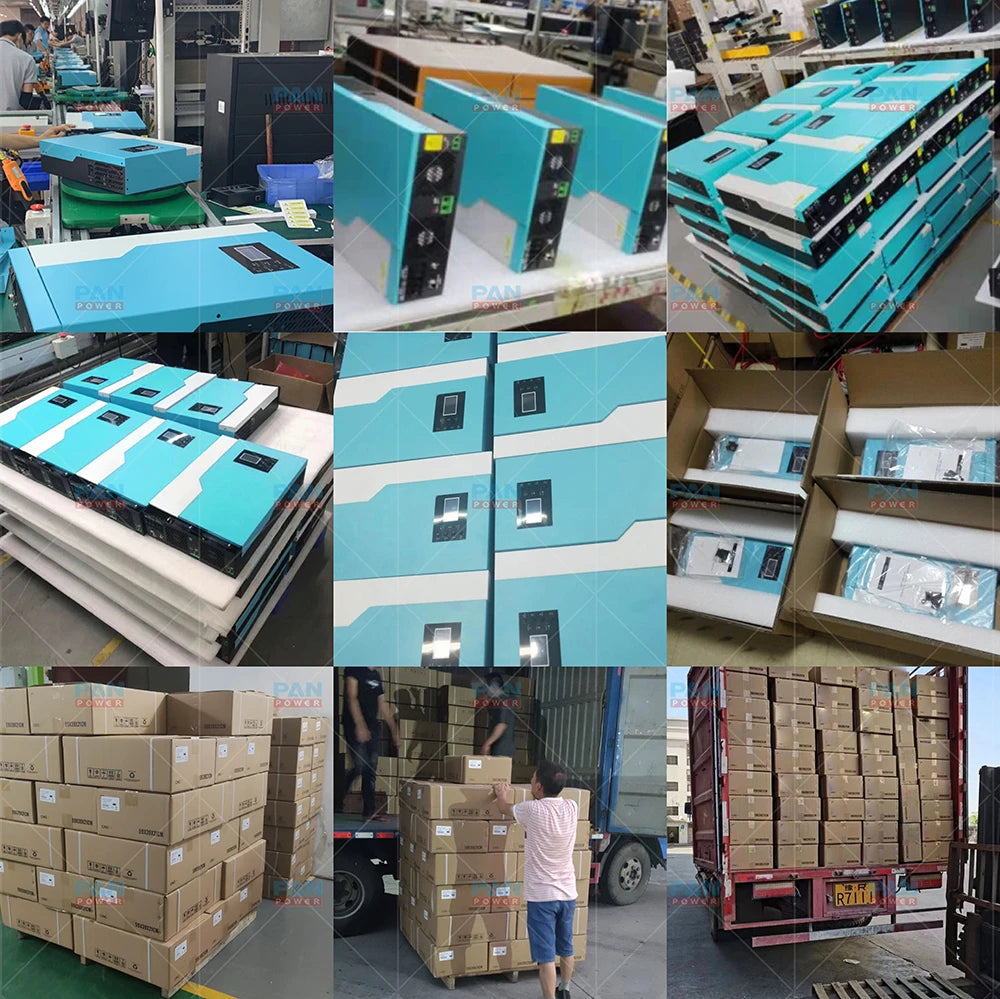 High Quality off Grid Single Phase 48vdc 5.5kva 5500watt 5.5kw Solar Hybrid Inverter With MPPT