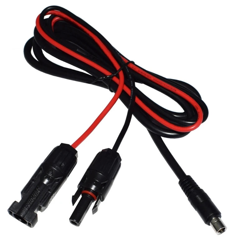 Solar Panel Adapter Cable 8mm DC8020 Conversion High Efficiency for Portable Power Stations Easy Carry
