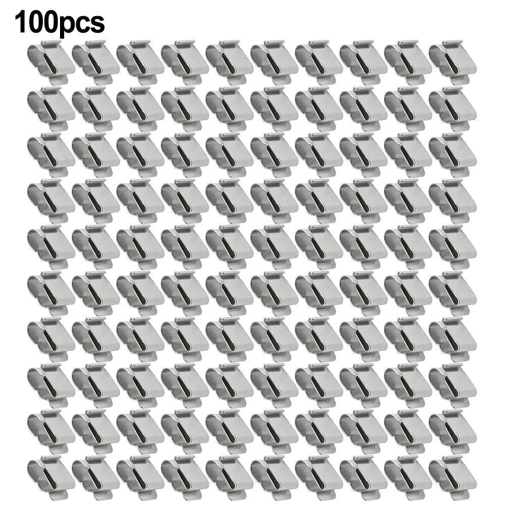 10/30/100 PCS 304 Stainless Steel Solar PV Cable Clips/Clamp For PV Solar Cable Wire Installation In Photovoltaic System PRIME RJ SOLAR PH