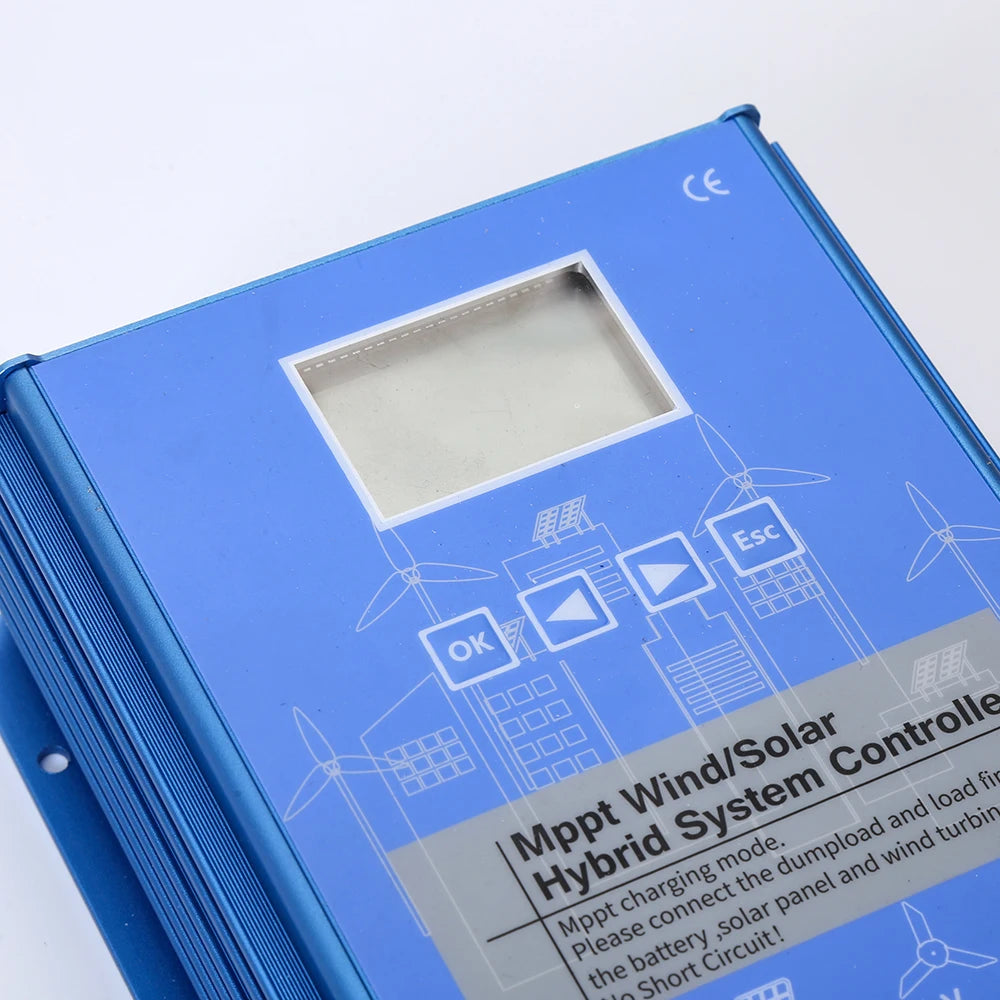 HECRO 10kW Wind 4kW Solar MPPT Wind Solar Hybrid Charge Controller 12V 24V 48V Auto Dump Load Resistor CE