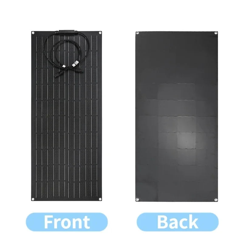 LUXUGLOW SEP-SP19 300W 600W Flexible Solar Panel 12V 24V 30A 60A Controller Camping RV Home Solar Power Bank CE FCC RoHS