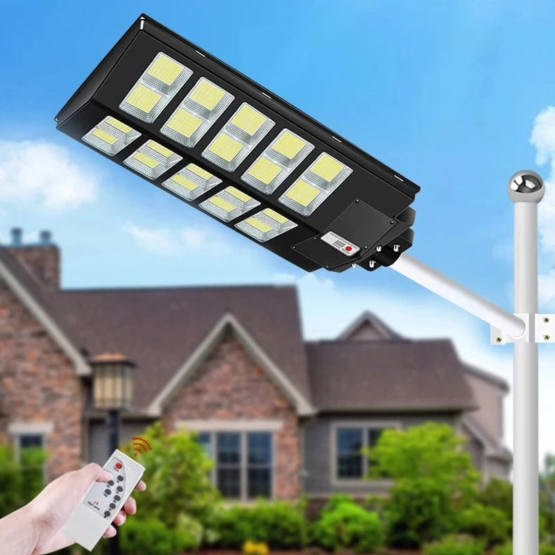 GOBORTONE YX123TB Solar Street Light 5000000LM IP67 Waterproof LED Garden Plaza Yard CCC CQC EMC FCC GS LVD SAA UL VDE RoHS 3-Year Warranty