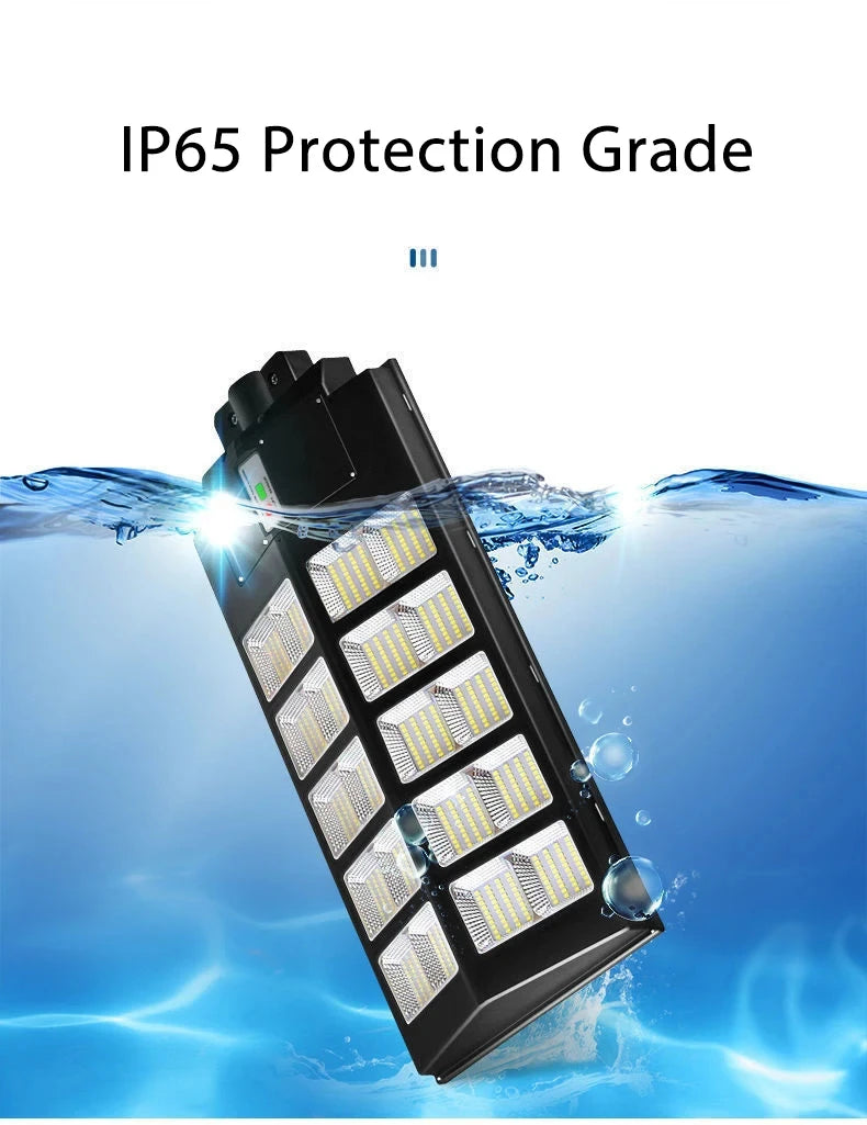 Solar Street Light 5000000LM Outdoor Solar Led Light Waterproof IP67 Solar Garden Lights for Plaza Garden Yard YX123TB