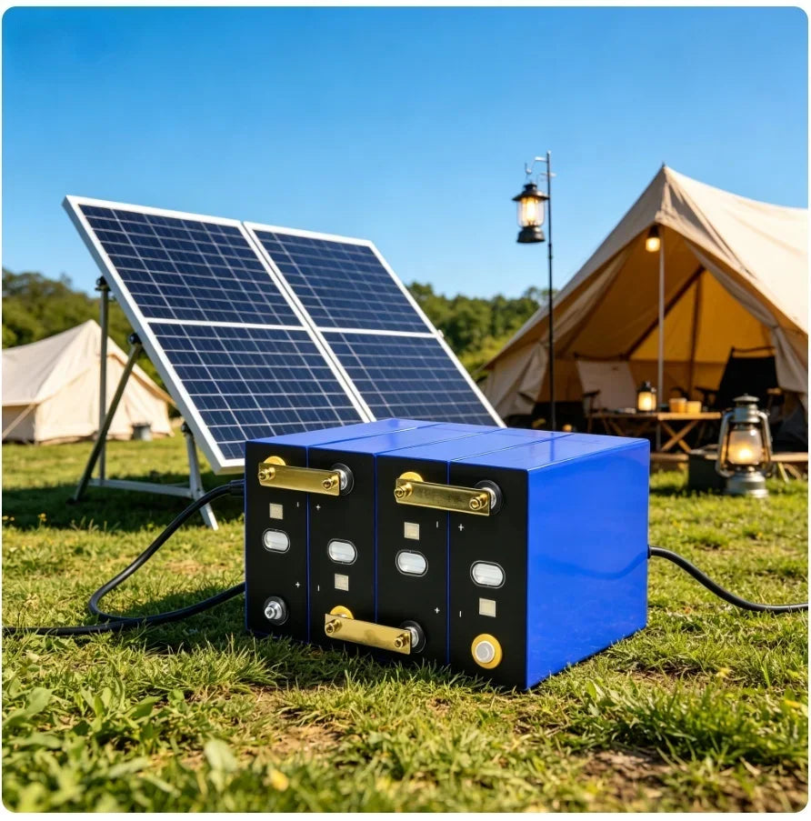 16pcs 3.2V 360Ah 340Ah 105Ah 100Ah Lifepo4 Battery Lithium Iron Phosphate Cell For 12v 24v RV Campers Golf Cart Battery Tax Free