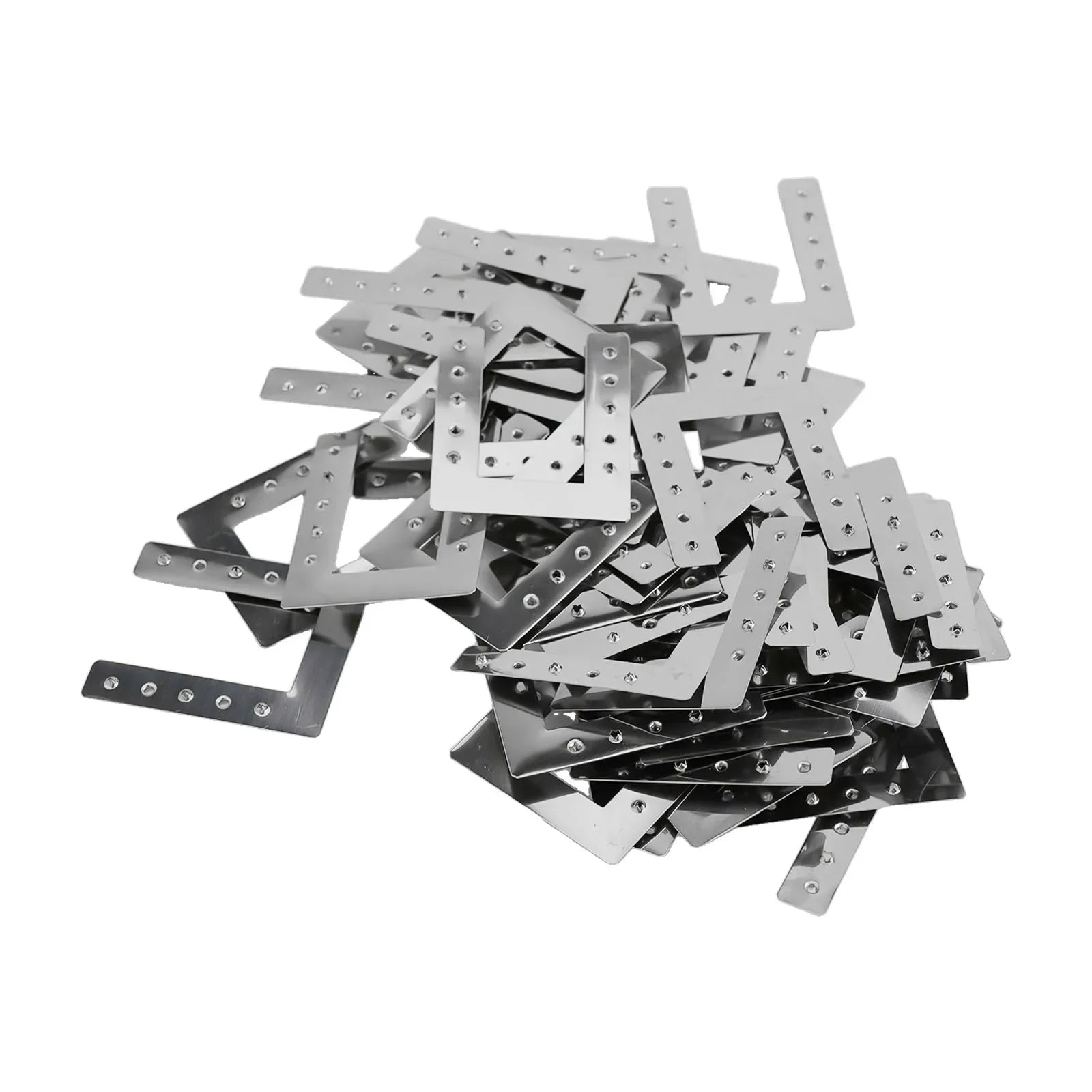 50-Piece Solar Panel Cable Clamp Grounding Washer for PV Roof Ground Shed Greenhouse Applications