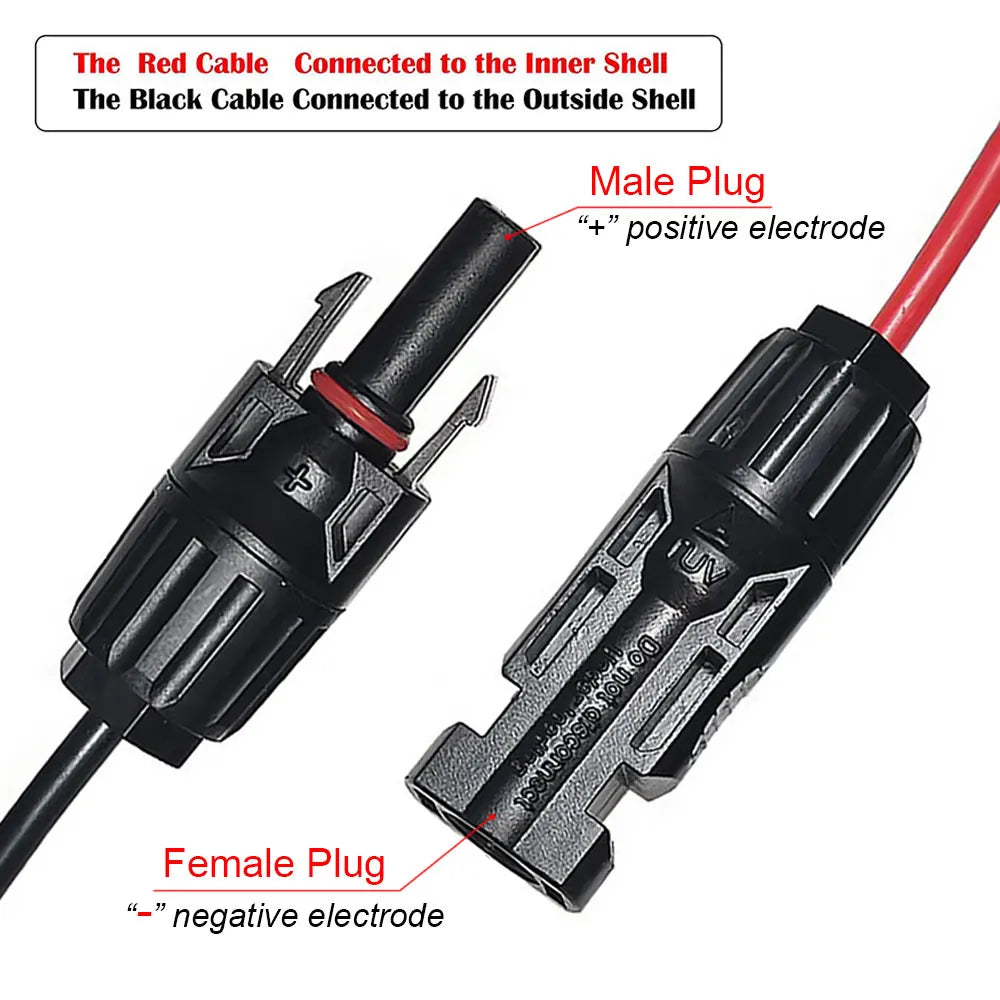 14AWG/16AWG Solar Panel Connector to DC5521 DC7909 Adapter Cable Wire PV Panel Plug Cord Battery Wiring  Solar Extension Cable PRIME RJ SOLAR PH