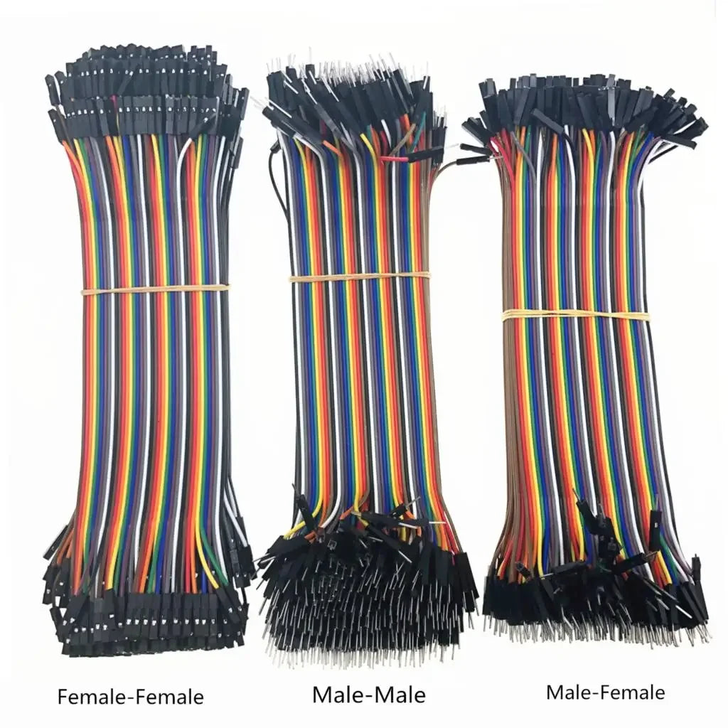 40-120Pin Dupont Line 10CM 20CM 30CM 40Pin Male to Male + Male to Female and Female to Female Jumper Wire Cable for  DIY KIT PRIME RJ SOLAR PH