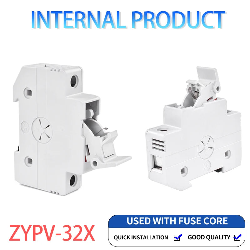 Dc fuse PV Solar 10*38mm DC1000V with LED indicator 1P Base 15A 20A 25A 32A 10/14*85 DC1500V Photovoltaic system protection gpV PRIME RJ SOLAR PH