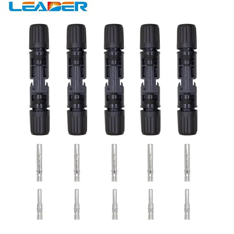 LEADER SOLAR 5 Pairs 25 Years Guarantee TUV Standard IP67 Pv Solar Connector for Solar Panels and Photovoltaic Systems PRIME RJ SOLAR PH