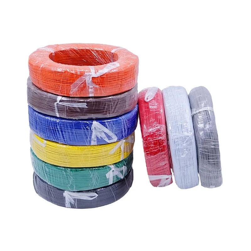 2/10M Solid Copper Wire Single Core 26 24 22 20 18 16 14 AWG PVC Insulation Tinned Plating Wires Equipment Electric Cable PRIME RJ SOLAR PH