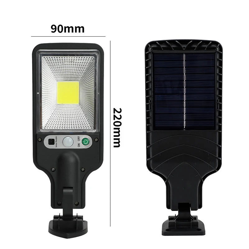 ZZZLFFZY 3106 Solar Lights Outdoor 3 Modes 30COB 72COB Waterproof Motion Sensor Security Street Lamp Garden Patio Path Yard 1.5-Year Warranty