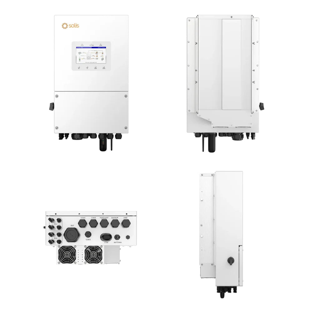 High Power Solis 6000W Hybrid Inverter S6-EH2P6K02-SV-YD-L 220V Three Phase for On-grid Off-grid Residential