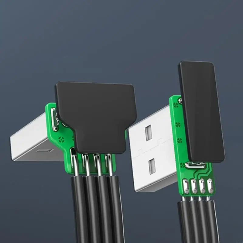 920L FPV Flat Thin Ribbon FPC Cable Standard USB A Male to Female Flexible Silicone Power Cord 480Mbps Transfer Speed