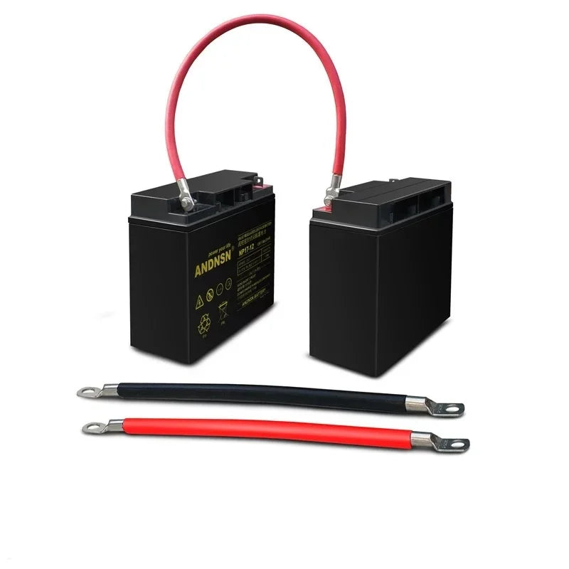 Battery Inverter Cable Set with Terminals 8/6/4/2AWG Stranded Copper Cord Solar Power Connection Wire with Lug PRIME RJ SOLAR PH