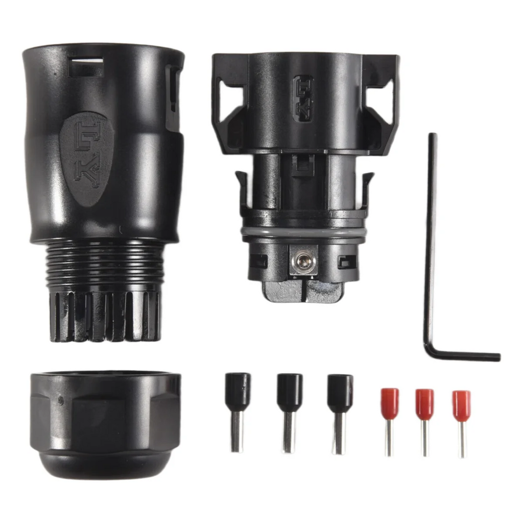 【in stock】 Solar PV Connector Plug Waterproof IP68 4000V 40A for Solar PV System Panel Parallel Protection Kit LY01-Female PRIME RJ SOLAR PH