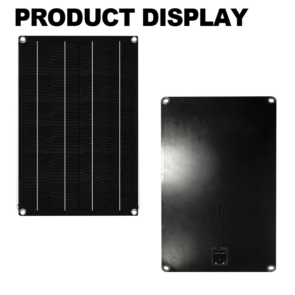 SOECOPO 1200W Solar Panel Set 2 Portable 12V - 18V Photovoltaic Panels Free 100A Controller USB 5V for Camping Devices Charging
