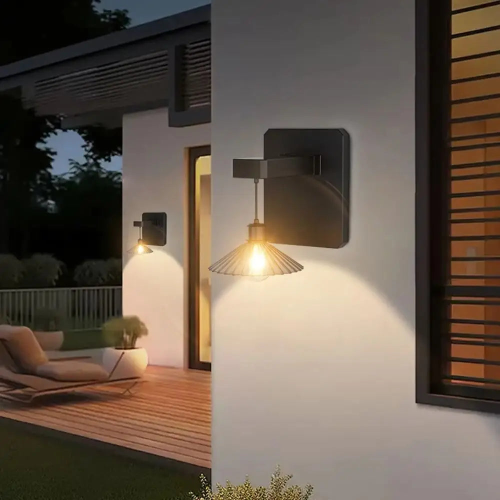 Waterproof LED Solar Wall Lamp Solar Powered Warm Light Auto On/Off Motion Sensor Solar Shed Light Outdoor