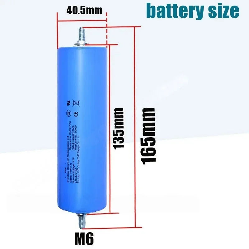 16pcs 3.2V 360Ah 340Ah 105Ah 100Ah Lifepo4 Battery Lithium Iron Phosphate Cell For 12v 24v RV Campers Golf Cart Battery Tax Free