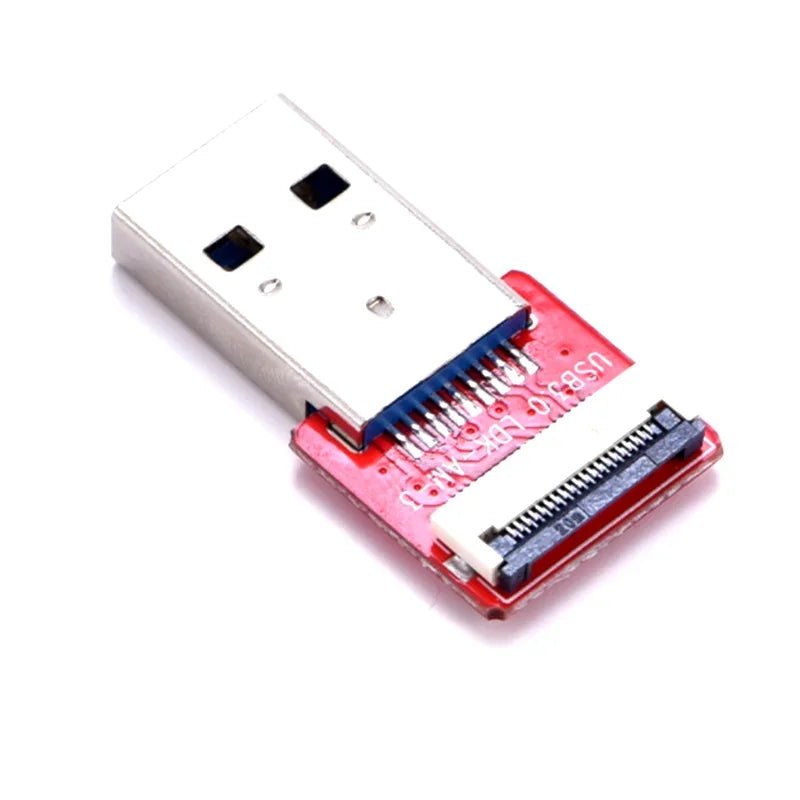 CABLECC Raspberry Pi FFC USB 3.0 Male Female Extension Flat Ribbon Cable FPV Slim Flat Soft Flexible FPC Charge CE