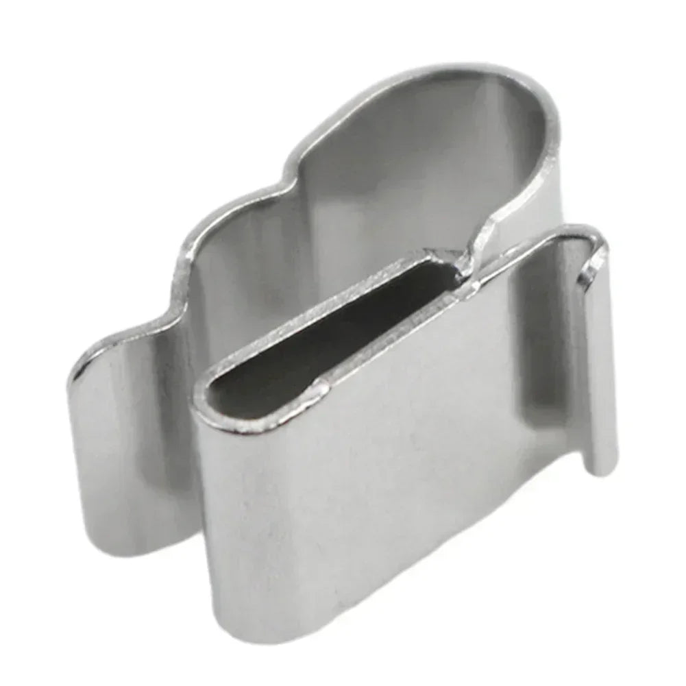 100Pcs Solar Panel Cable Clips Stainless Steel PV Cable Clamp For Home Kayaks Fishing Boats Wire Clip Set Photovoltaic System PRIME RJ SOLAR PH