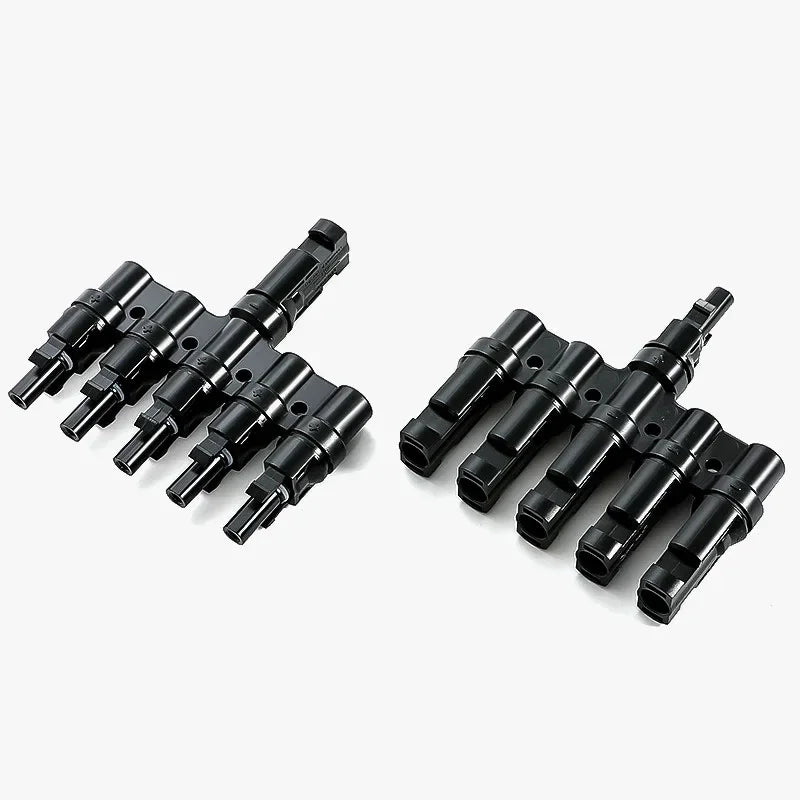 1 Pair T2/T3/T4/T5/T6 Male&Femal Branch PV Solar panel Cable Connectors 30A 1000V Electrical Photovoltaic Panel Wire Connector PRIME RJ SOLAR PH