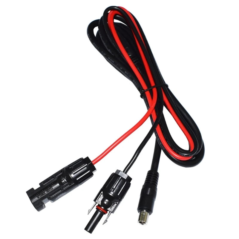 Solar Panel Adapter Cable 8mm DC8020 Conversion High Efficiency for Portable Power Stations Easy Carry