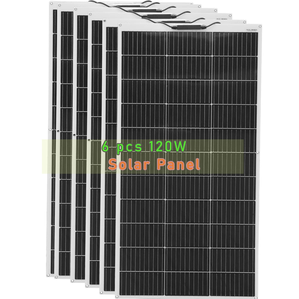 WUZECK 120W 240W 1200W 12V Flexible Solar Panel Cell 1-10 Pcs RV Caravan Boat Roof Battery Charging CE FCC RoHS WEEE