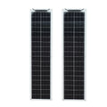 50W 100W 12V flexible solar panel 150w 200w solar panel caravan van Upgraded 10A /20A Solar Charge Controller for Car RV Marine