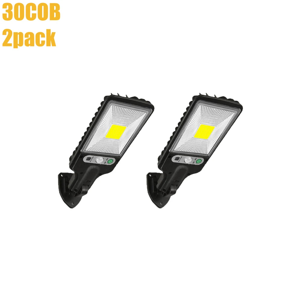 Solar Street Lights Outdoor Wireless Solar Security Wall Light Motion Sensor with 3 Lighting Modes for Courtyard Garden Patio