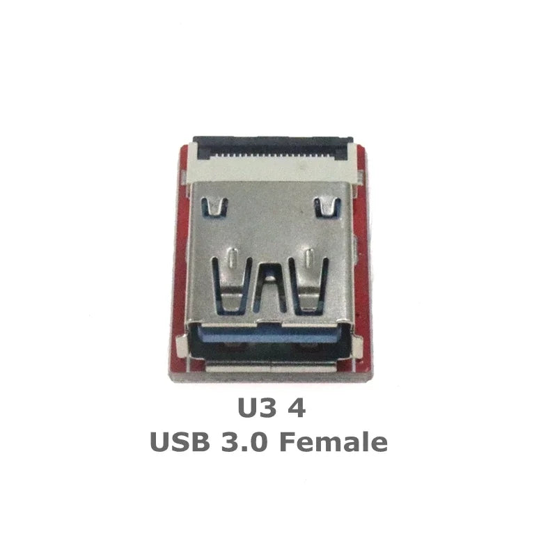 CABLECC Raspberry Pi FFC USB 3.0 Male Female Extension Flat Ribbon Cable FPV Slim Flat Soft Flexible FPC Charge CE