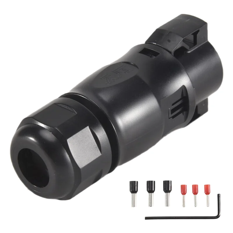 Solar PV Connector Plug Waterproof IP68 4000V 40A For Solar PV System Panel Parallel Protection Kit LY01-Female-AT64 PRIME RJ SOLAR PH