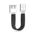 920L FPV Flat Thin Ribbon FPC Cable Standard USB A Male to Female Flexible Silicone Power Cord 480Mbps Transfer Speed