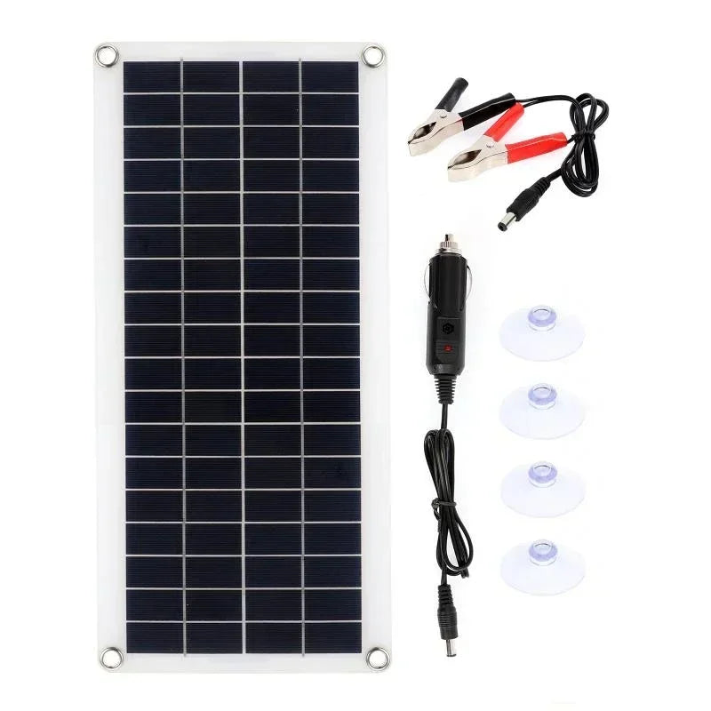 LUXUGLOW 20W-1000W Solar Panel 12V Solar Cell 100A Controller for Phone RV Car MP3 PAD Outdoor Camping Battery Charger Supply