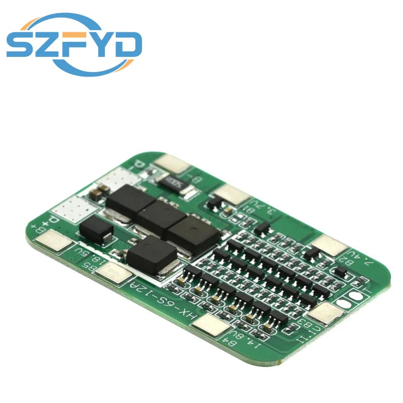 6S 15A 24V BMS Protection Board - For 6-Pack 18650 Li-ion Batteries - PCB Module for DIY Kits