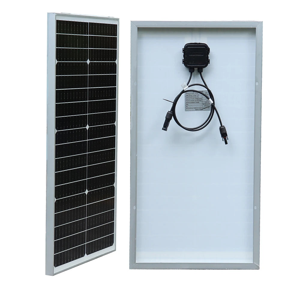 XINPUGUANG Rigid Glass Solar Panel Monocrystalline 10W 25W 50W 100W 200w Power Generation PV Panel charge  paneles solares PRIME RJ SOLAR PH
