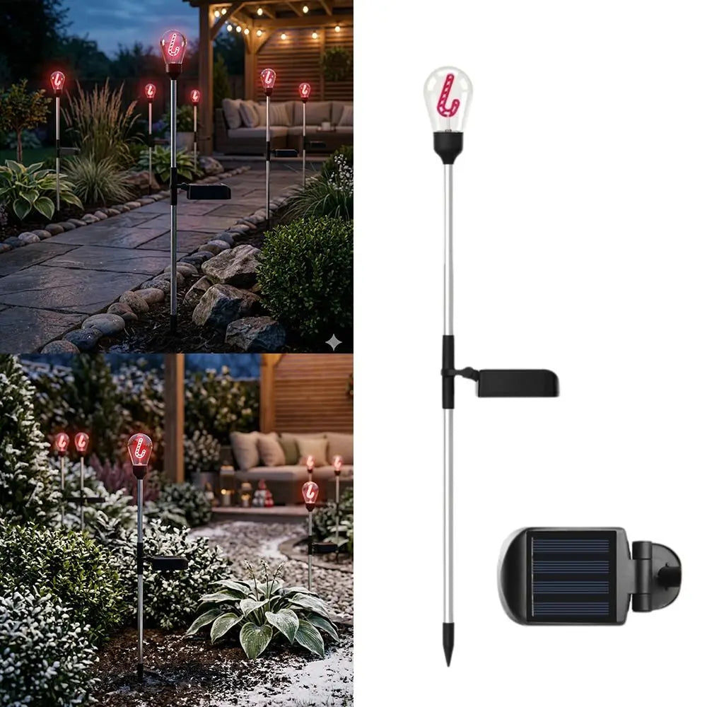 Solar Powered LED Lawn Light IP65 Waterproof Simple Installation Stake Lights Solar Pathway Light Outdoor Garden