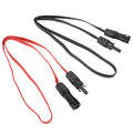 Flexible Flat Solar Cable 100cm PV Connector Compatible Copper Wire Core for Casement Window Installation