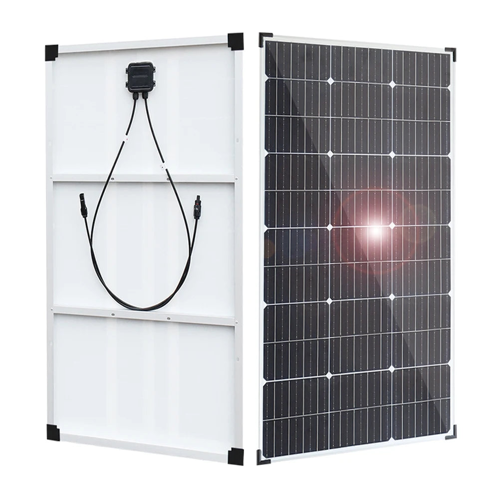 XINPUGUANG 100W 120W 150W Lightweight Solar Panel Module Aluminum Frame 12V 24V 36V Battery Car Home Farm Boat RV Camping Yacht CE FCC RoHS WEEE